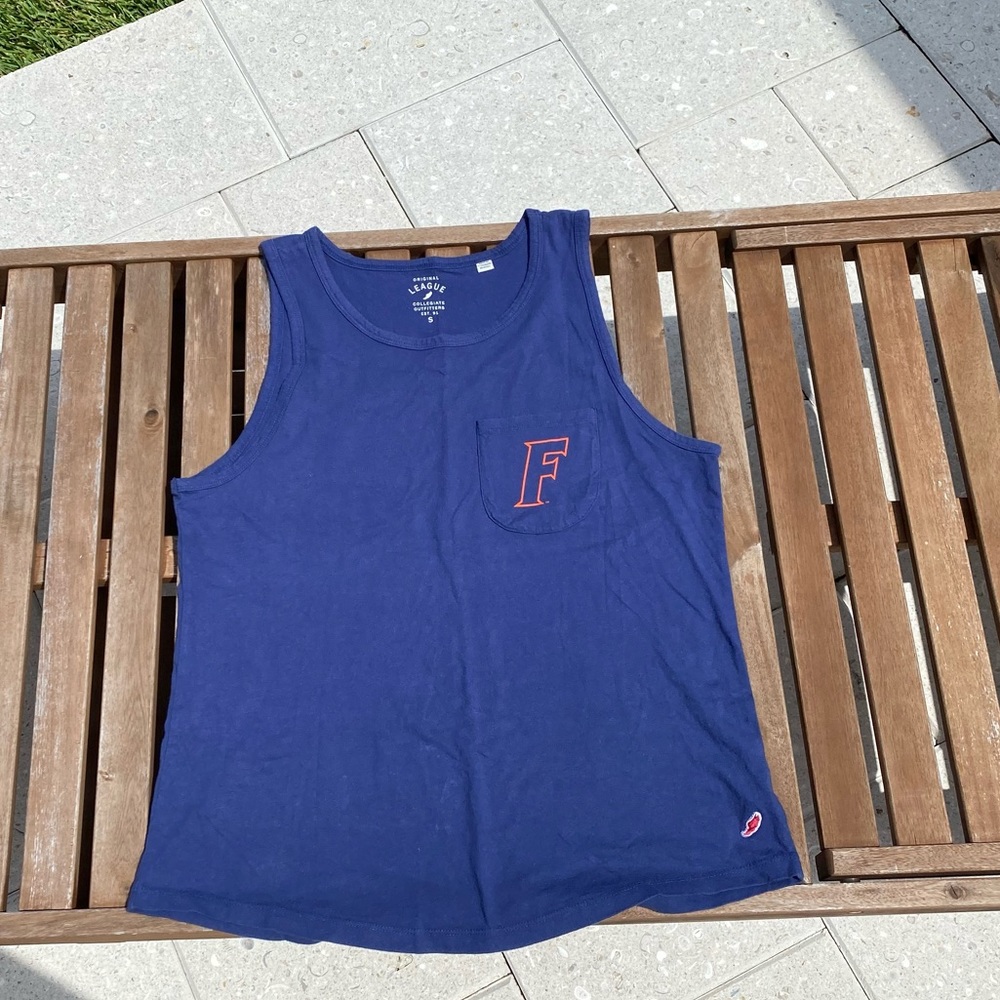 University of Florida navy cotton tank top